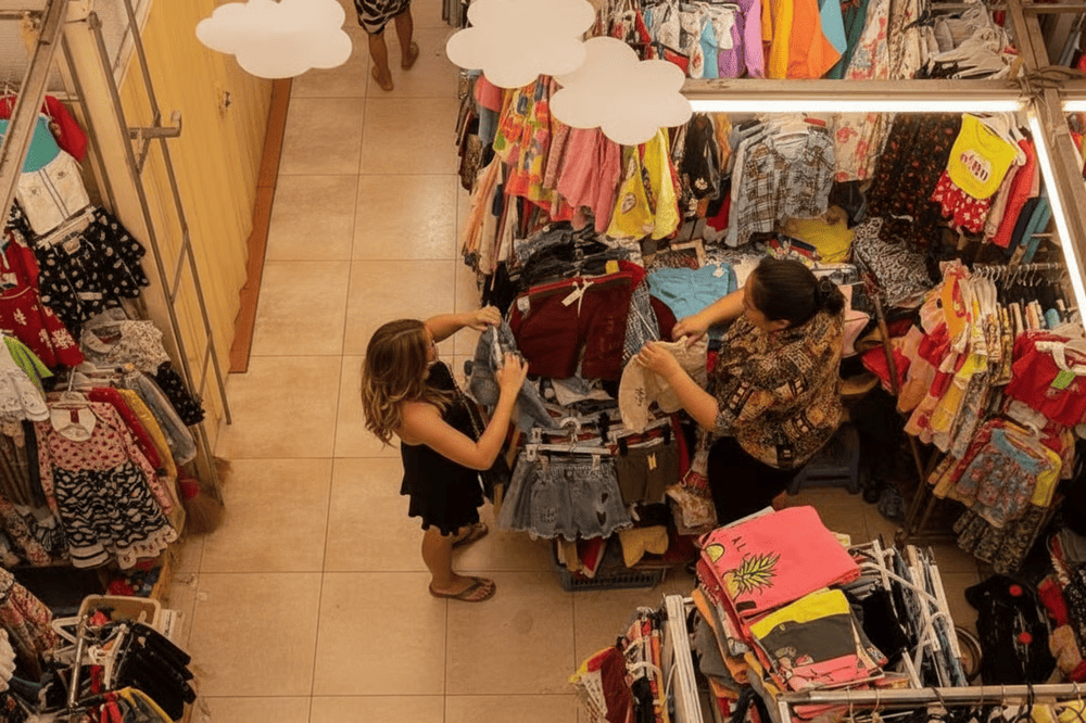 Du khách có thể mặc cả khi mua sắm